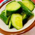 U☆kaoru's cooksnap of when they made 簡単！きゅうりの漬け物☆山葵漬け.