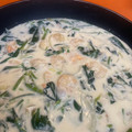 やよい・M's cooksnap of when they made ほうれん草とえびのとろ～りクリ～ム煮.