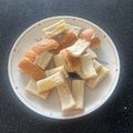 にーにやー's cooksnap of when they made 【おやつ】パン耳ラスク.