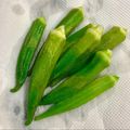島子☆'s cooksnap of when they made レンチンでオクラの茹で方.