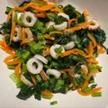 肉だまりポヨ子's cooksnap of when they made レンジで2分！小松菜とちくわの海苔ナムル.