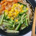 ponpocojp's cooksnap of when they made ぶっかけ韓国冷麺風そうめん.