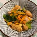 Lilysuke's cooksnap of when they made 簡単！驚く柔らかさ鶏胸肉と小松菜の中華煮.