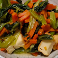ヨシヨッシー's cooksnap of when they made 厚揚げ小松菜中華炒め♪簡単レシピ.
