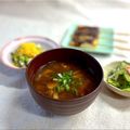 かっちゃん杉's cooksnap of when they made 油揚げとなめこの味噌汁.