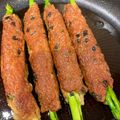 iroyukka's cooksnap of when they made 居酒屋気分♡アスパラまるごと♪豚つくね.