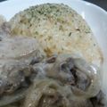 めかにか's cooksnap of when they made ビーフストロガノフ.