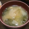 ＲＫまま's cooksnap of when they made 余った餃子の皮で☆お味噌汁.