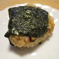 リラシャン's cooksnap of when they made 残り物の炊き込みご飯で焼きおにぎり.
