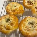 パインクリームソーダ's cooksnap of when they made めんたいポテトパン.