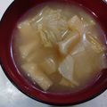 まあみママ's cooksnap of when they made ☆白菜と油揚げの味噌汁☆.