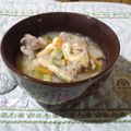 kururin18's cooksnap of when they made 豚汁.