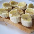 わん吉の母's cooksnap of when they made お寝坊さんのお目覚めバナナトースト.