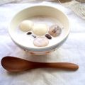 ノンノンcook's cooksnap of when they made ダブル豆乳白玉ぜんざい.