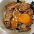 demy427's cooksnap of when they made 学生大好き！！　すたみな丼.