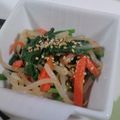 ｹﾝﾊﾟのﾁﾝﾊﾟ's cooksnap of when they made もやし＆ほうれん草の白ごまラー油ナムル.