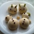 puniＫ's cooksnap of when they made 甘酒仕込みのしっとり白パン＊雪ダルさん＊.