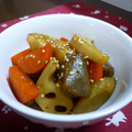 くみちょん's cooksnap of when they made 牛蒡とれんこんの甘辛。.