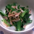 volvol's cooksnap of when they made ニラと桜海老のおひたし.