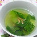 HAOZI's cooksnap of when they made 簡単★チンゲン菜と桜えびのスープ.