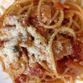 あらら４０２'s cooksnap of when they made 簡単!!トマトのクリームソーススパゲティ.