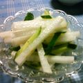 えまっちママ's cooksnap of when they made ✪長いもと胡瓜✪梅昆布茶和え.