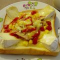 ゆうきのチャチャチャ's cooksnap of when they made ちーず×３♪トースト.
