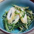 チビヒーロー's cooksnap of when they made みず菜とちくわの酢味噌和え.