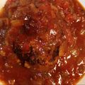 hanawan's cooksnap of when they made トマト煮込みハンバーグ.