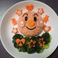 ハルボーママ's cooksnap of when they made 一歳のお誕生日はアンパンマンプレートで★.