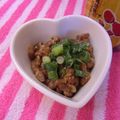 るらちゃん's cooksnap of when they made 塩ねぎごま油納豆♪.