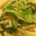 sonop's cooksnap of when they made 小松菜と干し海老のニンニク塩炒め.
