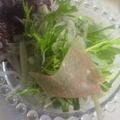 はっぴーはりぼ's cooksnap of when they made ☆大根と水菜のサラダ☆.