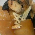 怪獣こころん's cooksnap of when they made ぶりのあら煮・大根、こんにゃく入り！.