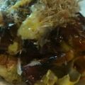 わらびもちぃ's cooksnap of when they made タコとチーズで山芋入りお好み焼き.