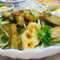 ☆momoco☆'s cooksnap of when they made 箸が止まらない☆★ごぼうと蓮根の甘辛揚げ.