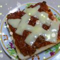 あやちょこぷりん's cooksnap of when they made ☆余ったミートソースでチーズトースト☆.