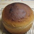 rikutanmam's cooksnap of when they made ケーキの型で☆ぽんこりドームパン❤。。。.