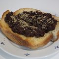 Hoink's cooksnap of when they made 塩あんトースト　アーモンドorすり胡麻で.