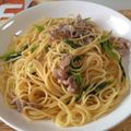 花いちもん's cooksnap of when they made 青ネギと豚肉の朝からパスタ～✿.