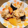 あきもみじ's cooksnap of when they made 簡単✿鶏手羽元と大根＆卵の煮物.