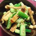羽尼うに's cooksnap of when they made 油揚げとキュウリのピリ辛和え.