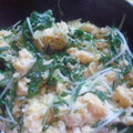 ひなひなひか's cooksnap of when they made あともう一品！水菜の卵とじ.