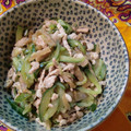 うきゆき０４'s cooksnap of when they made 豚とキュウリとザーサイの千切り炒め.