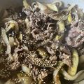 かんなゆ's cooksnap of when they made 牛肉と茄子のオイスターソース炒め.