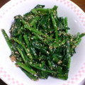 taisho0805's cooksnap of when they made 我が家の定番「ほうれんそうの胡麻和え」.