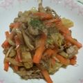 さおぴーや☆'s cooksnap of when they made 豚肉のカレー炒め。.