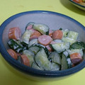 m8923's cooksnap of when they made 簡単！ウィンナーとキュウリのマヨ和え☆.