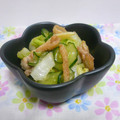 pyonpoco's cooksnap of when they made 鶏皮＆白菜✿さっぱり柚胡椒和え❤.