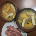 よちりん's cooksnap of when they made ＊ほくほく甘い♡薩摩芋のお味噌汁＊.